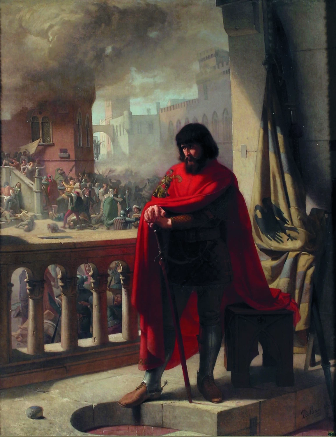 Ezzelino da Romano contempla l'eccidio